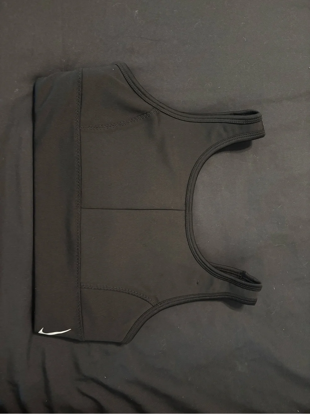 Nike Black Racerback Low-Profile Sports Bra